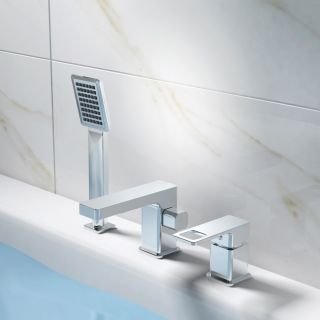 Смеситель на борт ванны Haiba HB80615 хром